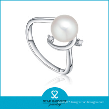 White Freshwater Pearl Ring Designs for Women (SH-J0080R)